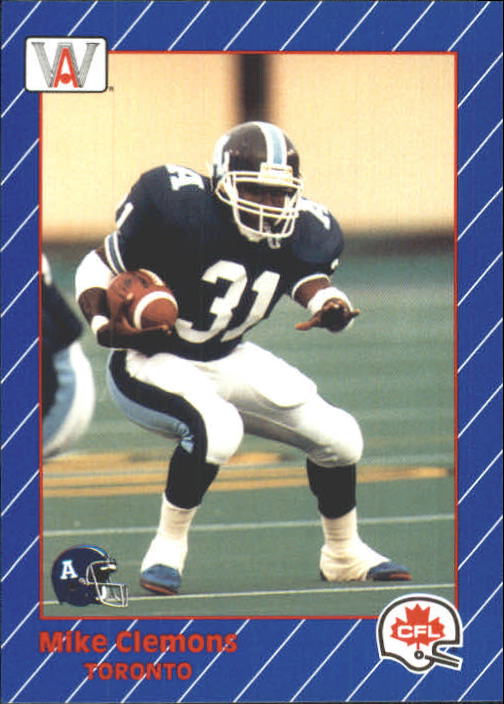1991 All World CFL #86 Mike Clemons