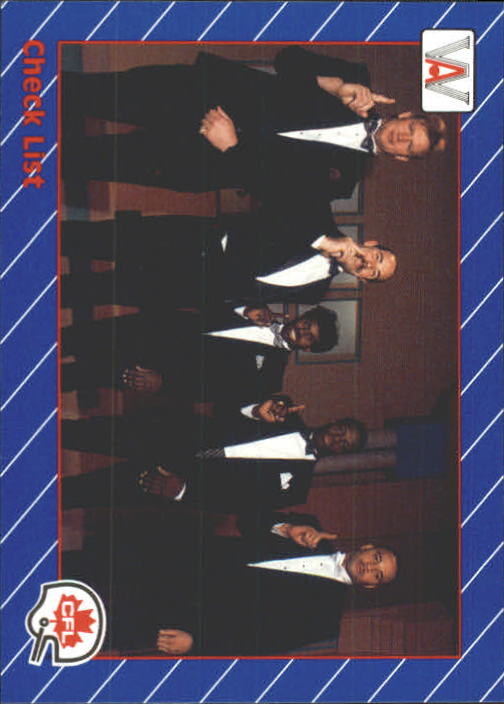 1991 All World CFL #95 Group Shot