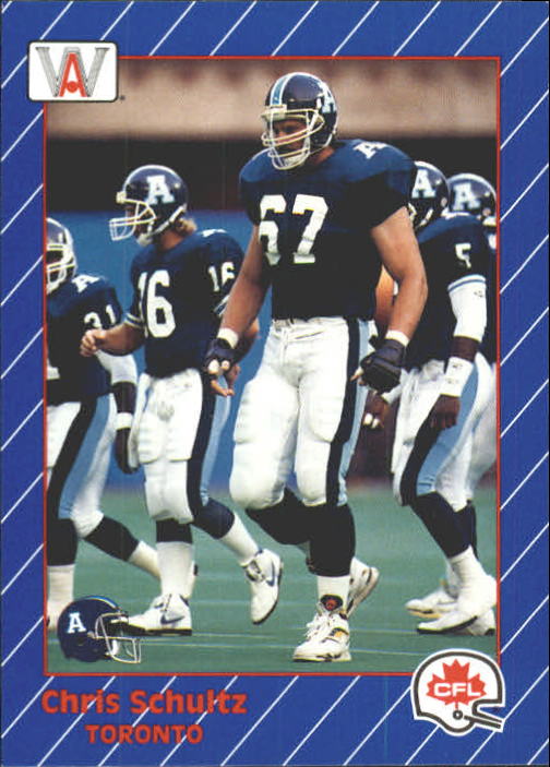 1991 All World CFL #96 Chris Schultz