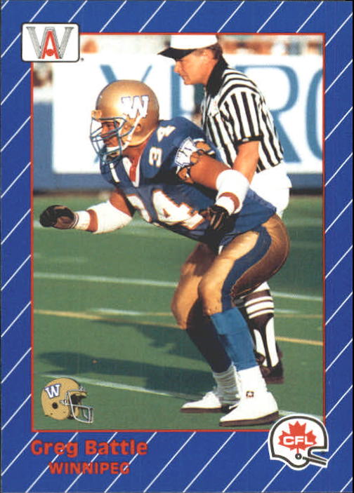 1991 All World CFL #98 Greg Battle