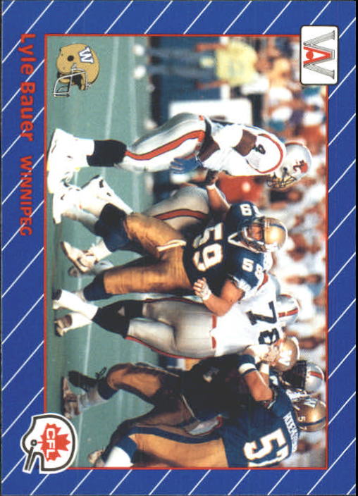 1991 All World CFL #99 Lyle Bauer