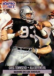 1991 Pro Set Spanish #117 Greg Townsend