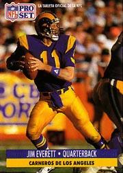 1991 Pro Set Spanish #120 Jim Everett