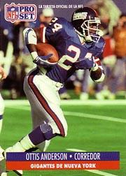 1991 Pro Set Spanish #163 Ottis Anderson