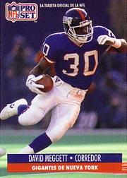 1991 Pro Set Spanish #169 Dave Meggett