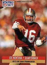 1991 Pro Set Spanish #221 Joe Montana
