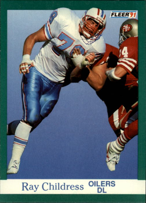 1991 Fleer #58 Ray Childress