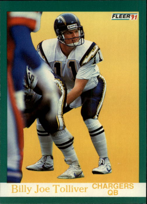 1991 Fleer #180 Billy Joe Tolliver