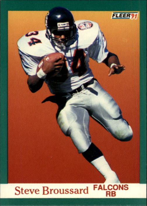 1991 Fleer #196 Steve Broussard
