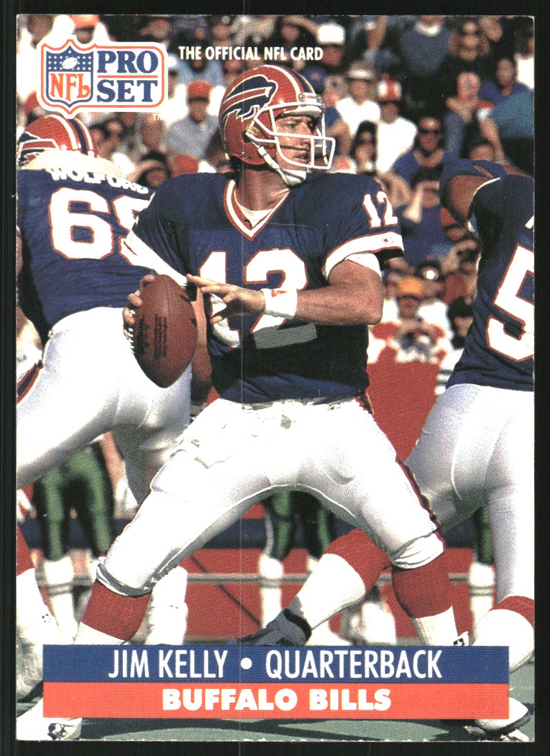 1991 Pro Set #78A Jim Kelly/(NFLPA logo on back)
