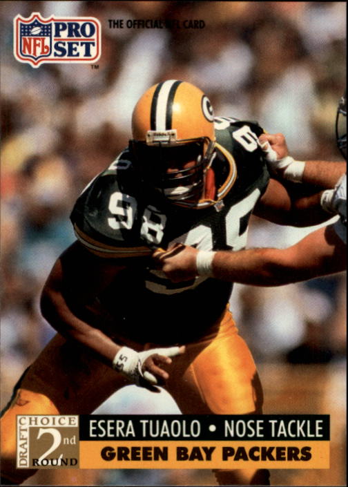 1991 Pro Set #764 Esera Tuaolo RC