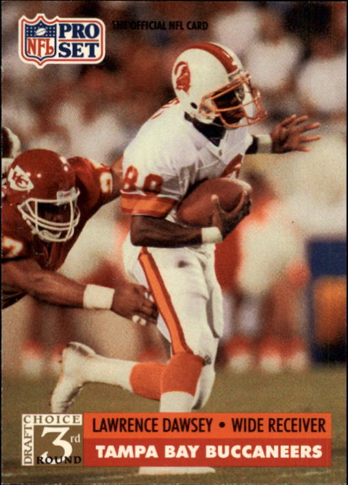 1991 Pro Set #795 Lawrence Dawsey RC