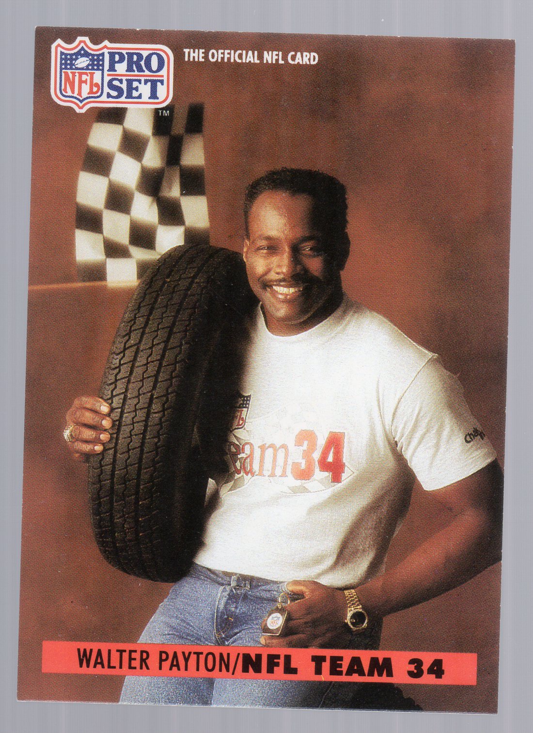 1991 Pro Set #PSS1 Walter Payton Team 34
