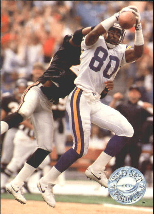 1991 Pro Set Platinum #224 Cris Carter