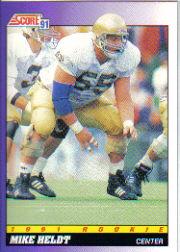 1991 Score #610 Mike Heldt
