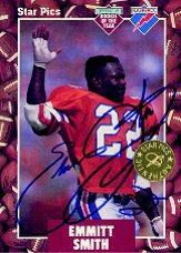 1991 Star Pics Autographs #20 Emmitt Smith FLB