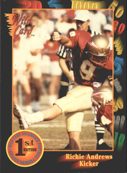 1991 Wild Card Draft #23 Richie Andrews
