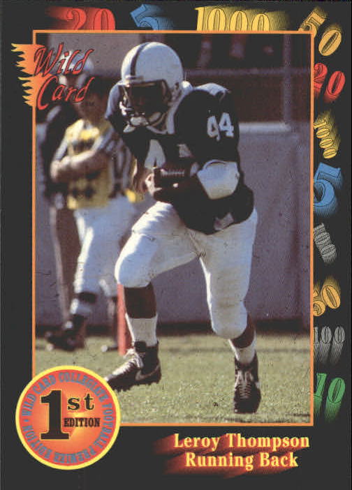 1991 Wild Card Draft #27 Leroy Thompson