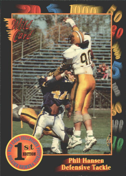 1991 Wild Card Draft #41 Phil Hansen