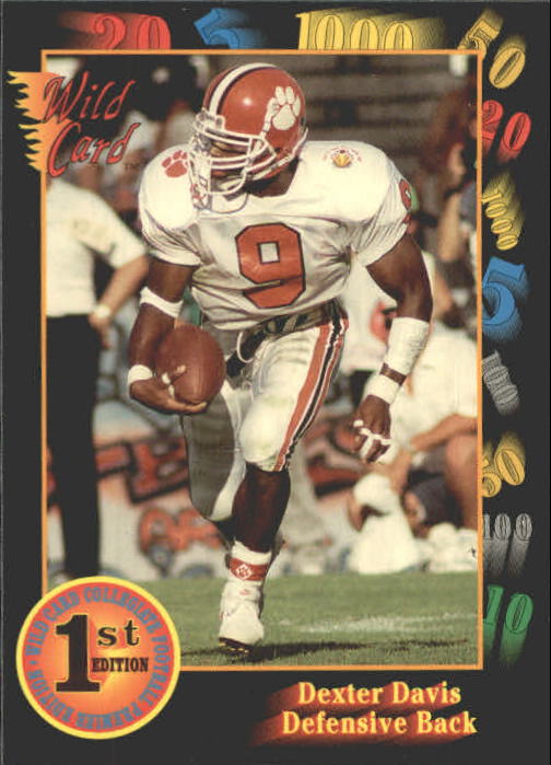 1991 Wild Card Draft #43 Dexter Davis