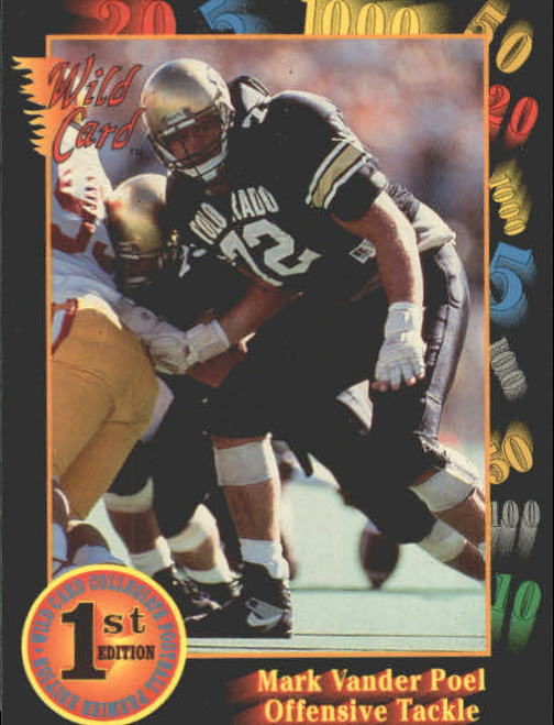 1991 Wild Card Draft #57 Mark Vander Poel