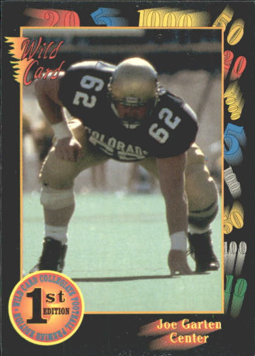 1991 Wild Card Draft #108 Joe Garten
