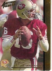 1992 Action Packed Rookie Update #60 Joe Montana