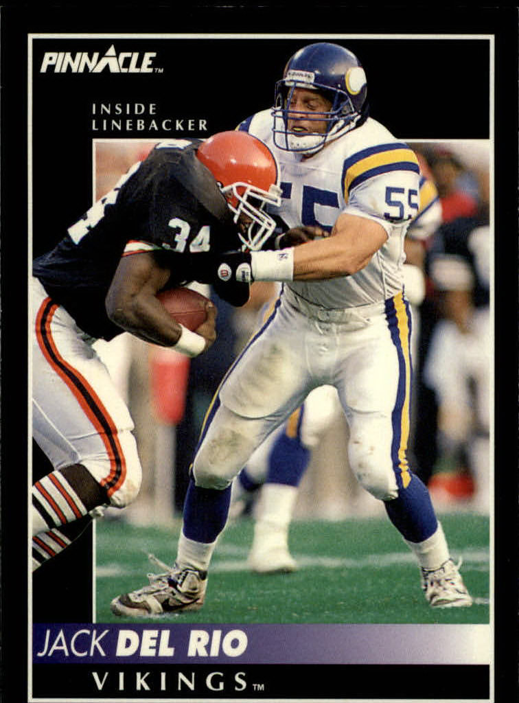 1992 Pinnacle #301 Jack Del Rio