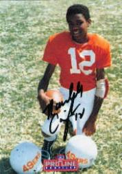 1992 Pro Line Profiles Autographs #470 Randall Cunningham