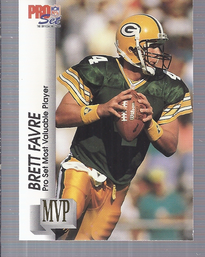 1992 Pro Set Gold MVPs #MVP20 Brett Favre