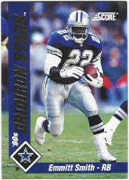 1992 Score Gridiron Stars #7 Emmitt Smith