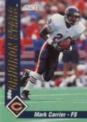 1992 Score Gridiron Stars #10 Mark Carrier DB