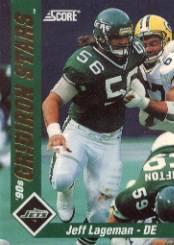 1992 Score Gridiron Stars #40 Jeff Lageman