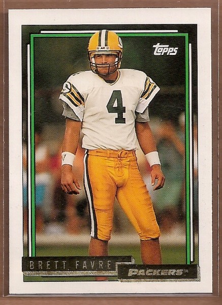 1992 Topps Gold #696 Brett Favre