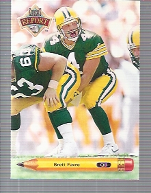 1992 Upper Deck Coach's Report #CR5 Brett Favre