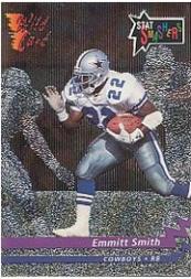 1992 Wild Card Stat Smashers #SS46 Emmitt Smith
