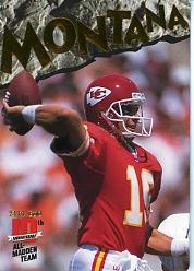 1993 Action Packed All-Madden 24K Gold #5G Joe Montana