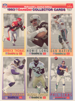 1993 McDonald's GameDay #2 All-Stars B