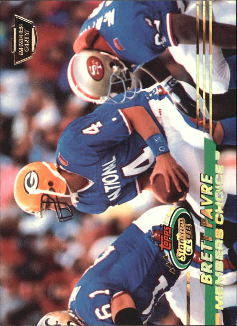 1993 Stadium Club Members Only Parallel #498 Brett Favre MC