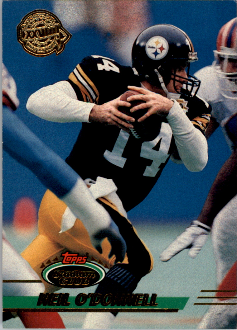 1993 Stadium Club Super Teams Super Bowl #65 Neil O'Donnell