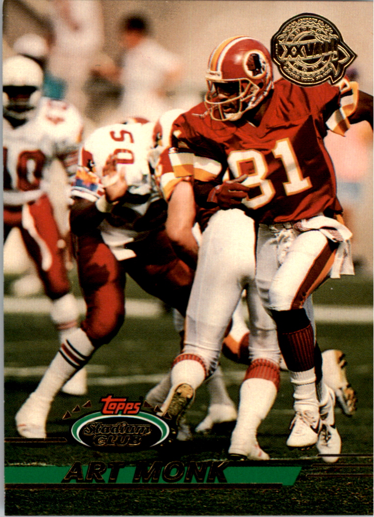 1993 Stadium Club Super Teams Super Bowl #124 Art Monk
