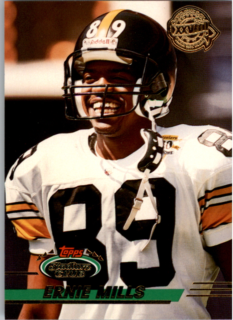 1993 Stadium Club Super Teams Super Bowl #337 Ernie Mills
