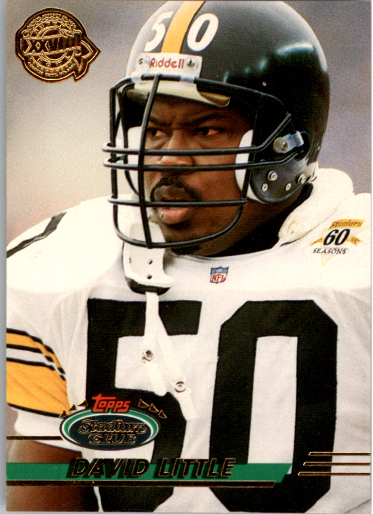 1993 Stadium Club Super Teams Super Bowl #408 David Little