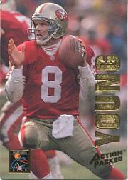 1993 Action Packed Quarterback Club #QB18 Steve Young