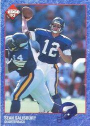 1993 Collector's Edge #126 Sean Salisbury