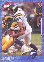 1993 Collector's Edge #127 Jack Del Rio
