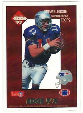 1993 Collector's Edge Rookies FX #P2 Drew Bledsoe Prototype