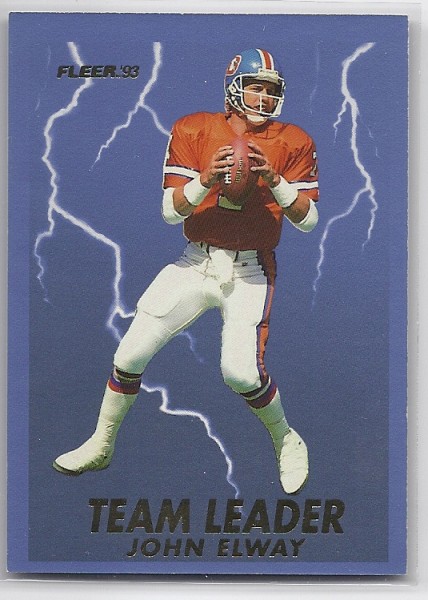 1993 Fleer Team Leaders #4 John Elway