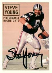 1993 Fleer Steve Young Autographs #4 Steve Young