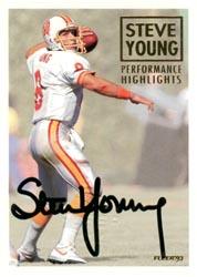 1993 Fleer Steve Young Autographs #5 Steve Young